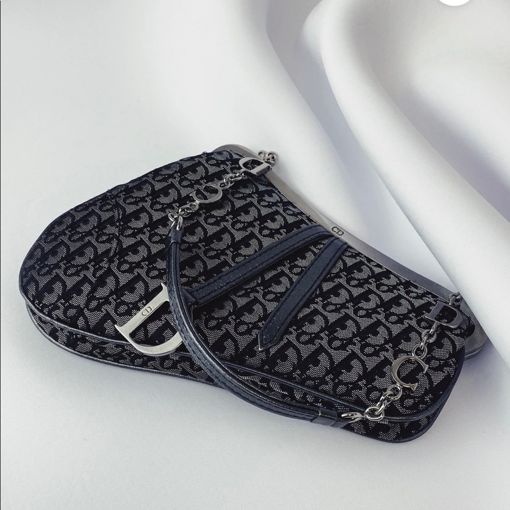 Vintage Dior Mini Saddle Bag - Picture 5 of 13